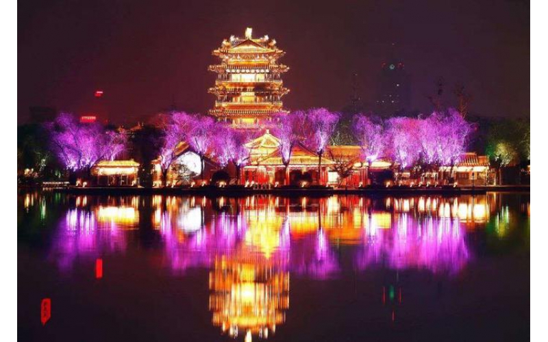 濟(jì)南亮化工程，濟(jì)南照明工程，濟(jì)南城市夜景亮化工程，濟(jì)南樓體亮化工程